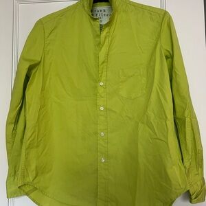 Frank & Eileen Women's Lime Button Down Shirt
